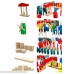 Toyssa 480pcs Wooden Dominoes Set Building Blocks Racing Games for Kids with Storage Bag B07476Z66D